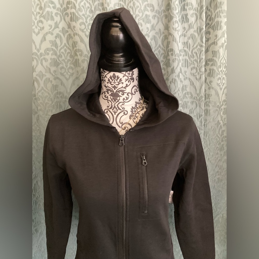Gap | NWT Active Black Zip Up Hoodie - Picture 3 of 9